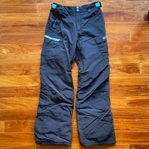 Burton Exile Cargo Insulated Ski Pants in Dark Navy, Boys size XL